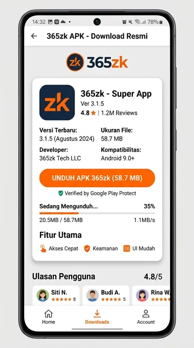 Unduh dan Instal APK 365zk untuk Android