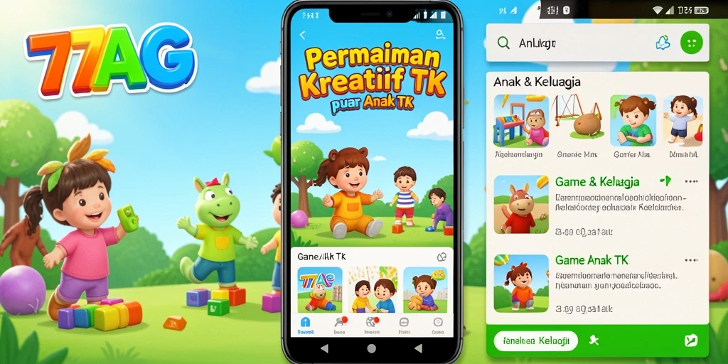Tampilan antarmuka permainan edukatif 77AG yang menyenangkan.