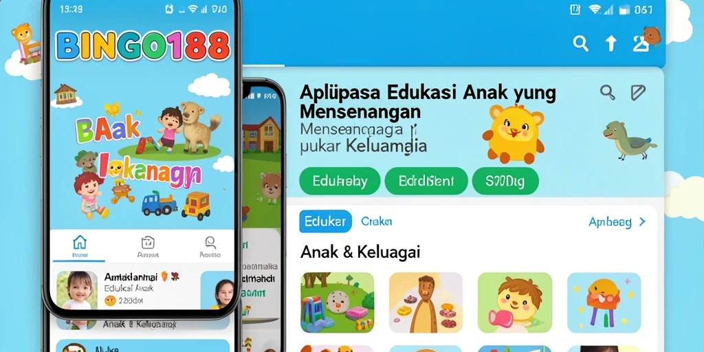 Tampilan antarmuka BINGO188 yang ramah anak.