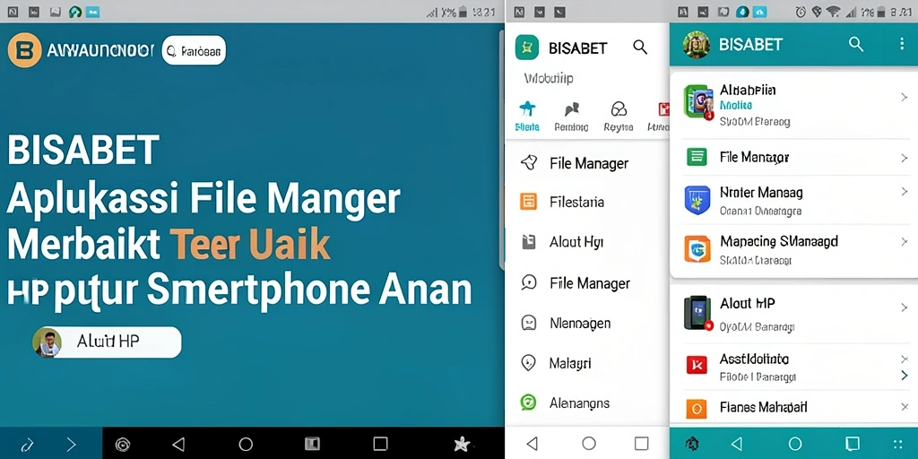 Tampilan antarmuka aplikasi BISABET yang intuitif dan sederhana.