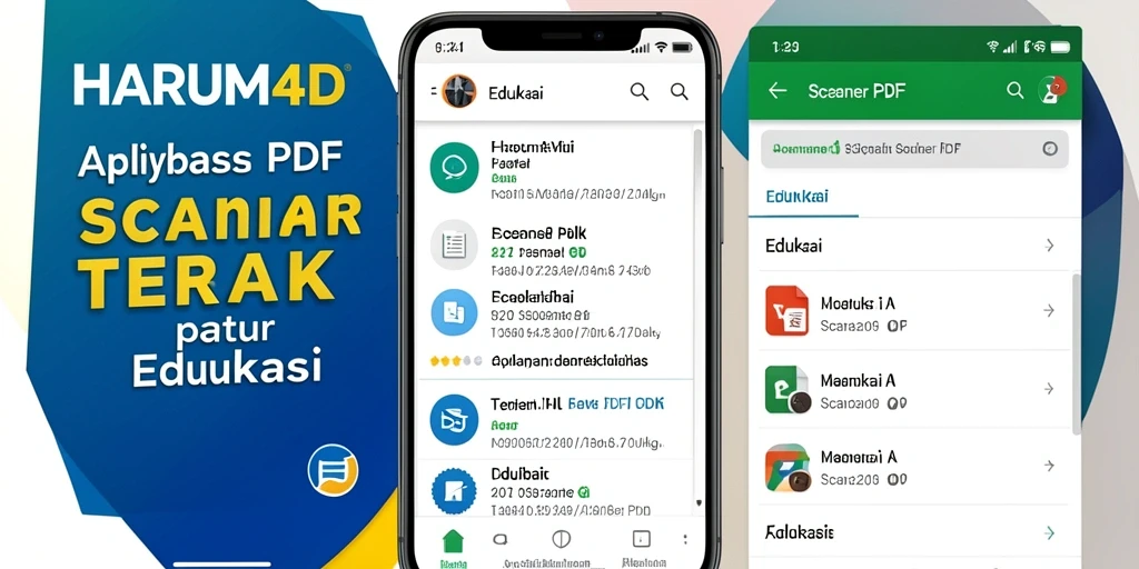 Screenshot utama HARUM4D menampilkan antarmuka user-friendly untuk Scanner PDF.
